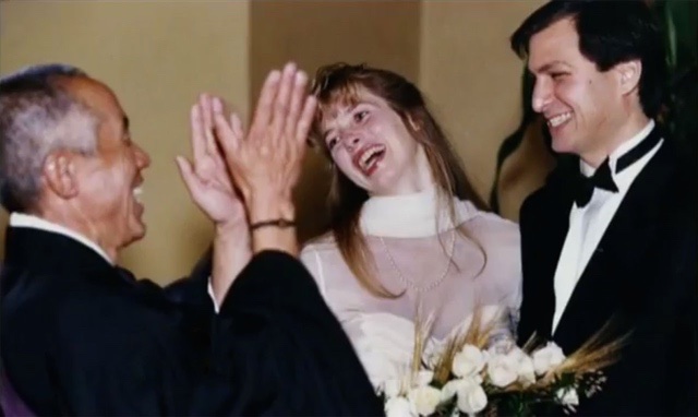 Zen guru Kobun Chino as he wed Laurene Powell and Steve Jobs, 18 Mar 1991