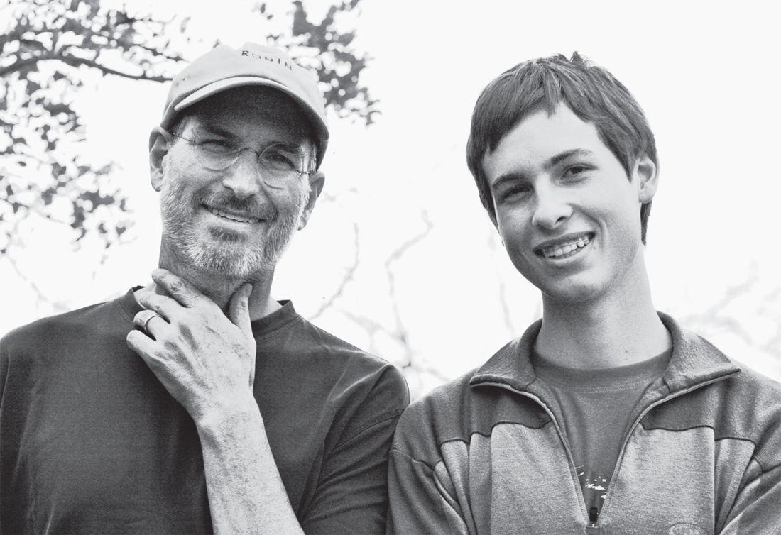 Steve and his son Reed, 2007