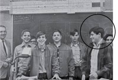 1970 - Steve at McCollum’s Electronics 1 class, age 15