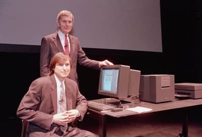 30 Mar 1989 - Steve Jobs and NeXT COO Peter van Cuylenburg